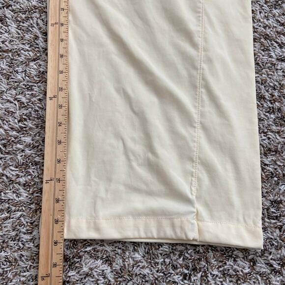 Prana Send Off Pant Women's M Sweet Cream Wide Leg Relaxed Straight High Rise - Picture 10 of 12